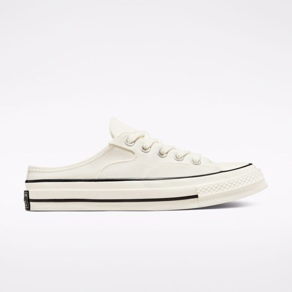 NIB! Converse Chuck 70 Women's Low Top Mules, White, US: 7, 7.5, 8, 8.5, 9, 9.5 - Picture 3 of 10